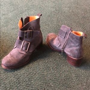 Frye grey ankle boots